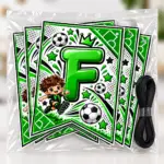 Banderines Feliz Cumpleaños Fútbol - Imagen 3