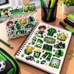 Pack 100 Stickers Fútbol - Imagen 4