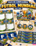 Mockup Pack de Cumpleaños Fútbol Mundial