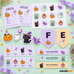 Mockup Pack de Cumpleaños Halloween