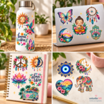 Pack de 100 Stickers Boho - Imagen 2