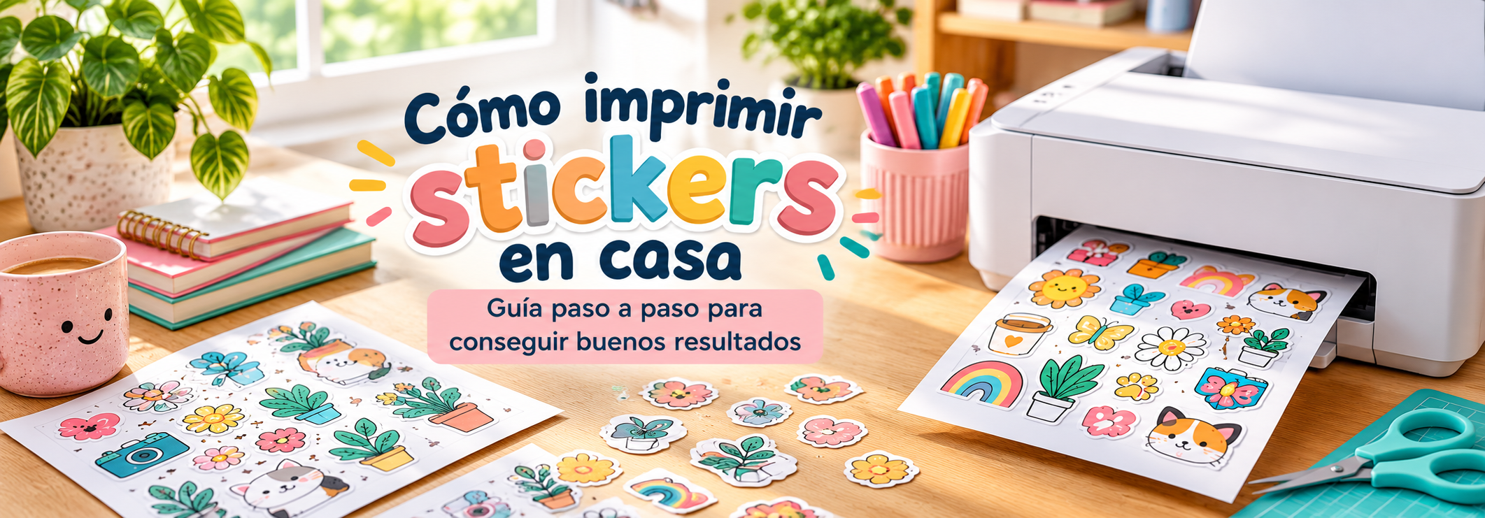 Cómo imprimir stickers en casa: guía paso a paso para conseguir buenos resultados