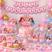 Kit de Cumpleaños Princesas Encantadas
