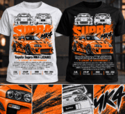 Pack Plantilla para Camiseta Toyota Supra MK4 Gratis