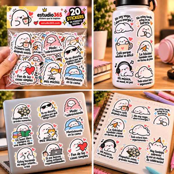 Stickers divertidos de Tuki
