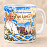 Pack de 10 Diseños para Tazas Papa León XIV Argentina - Imagen 3