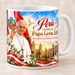 Pack de 10 Diseños para Tazas Papa León XIV Perú - Imagen 8