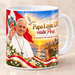 Pack de 10 Diseños para Tazas Papa León XIV Perú - Imagen 6