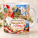 Pack de 10 Diseños para Tazas Papa León XIV Perú
