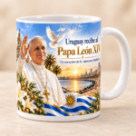 Pack de 10 Diseños para Tazas Papa León XIV Uruguay - Imagen 10