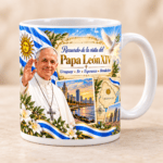 Pack de 10 Diseños para Tazas Papa León XIV Uruguay - Imagen 8