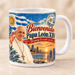 Pack de 10 Diseños para Tazas Papa León XIV Uruguay - Imagen 7