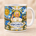 Pack de 10 Diseños para Tazas Papa León XIV Uruguay - Imagen 2
