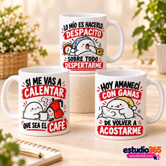 Mockup Pack de 12 Plantillas para Tazas Tuki Doble Sentido