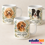 Mockup Pack de 12 Plantillas para Tazas Amor con Patas