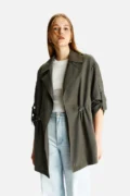 Flowing parka